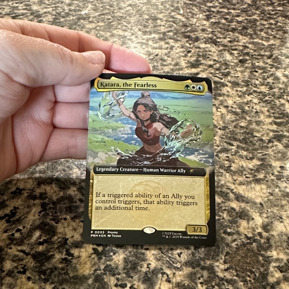 Katara Magic The Gathering Card SDCC 2025